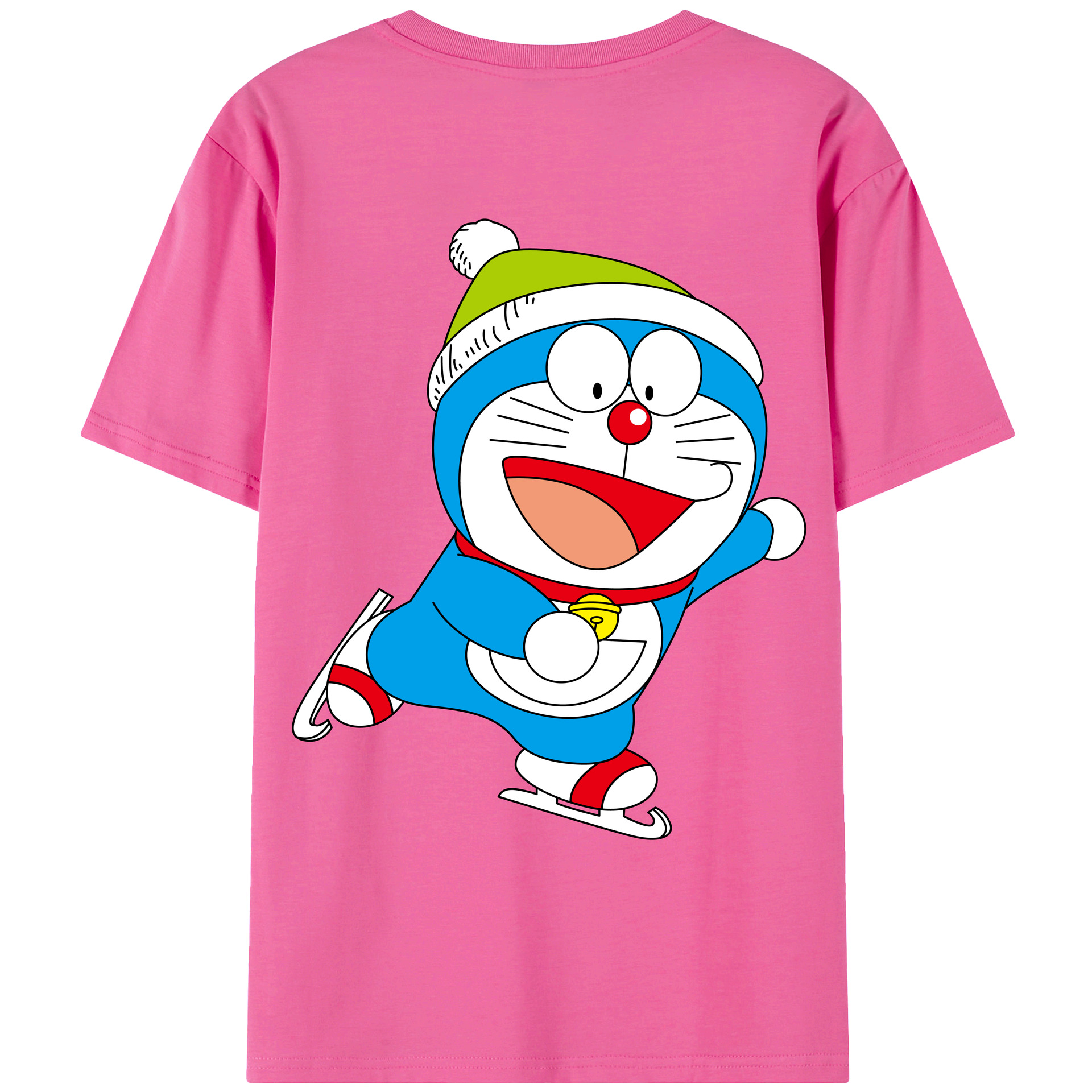 （画像用） ドラえもん Doraemon レディース半袖Tシャツ(バックプリント)